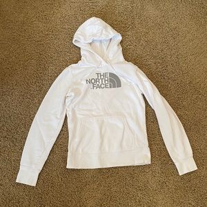 XS/TP White North Face Hoodie